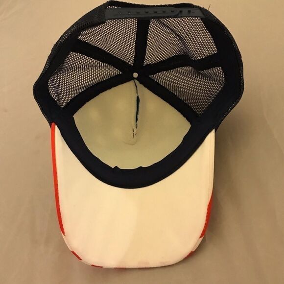 USA Stars & Stripes Red White and Blue SnapBack Trucker Hat - Picture 10 of 12